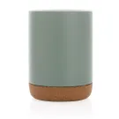 Tazza in ceramica con base in sughero