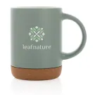 Ceramic mug with cork base