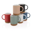 Mug en céramique avec base en liège