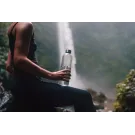 Bouteille d'eau 1L avec suivi d'hydratation en rPET GRS