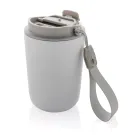Tazza termica Cuppa in acciaio riciclato con laccio da collo