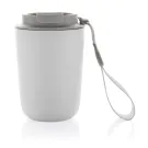 Tazza termica Cuppa in acciaio riciclato con laccio da collo