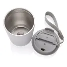 Tazza termica Cuppa in acciaio riciclato con laccio da collo