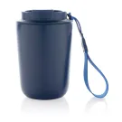 Tazza termica Cuppa in acciaio riciclato con laccio da collo