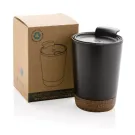 GRS rPP Edelstahl-Kaffeebecher mit Kork