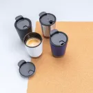 GRS rPP Edelstahl-Kaffeebecher mit Kork
