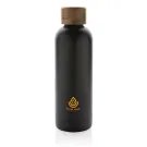 Wood Vakuumflasche aus RCS recyceltem Stainless-Steel