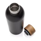 Botella Wood de acero inoxidable reciclado certificado RCS
