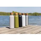 Wood Vakuumflasche aus RCS recyceltem Stainless-Steel
