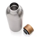 Botella Wood de acero inoxidable reciclado certificado RCS