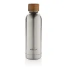 Bouteille iso en acier inoxydable recyclé certifiée RCS Wood