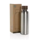 Bouteille iso en acier inoxydable recyclé certifiée RCS Wood