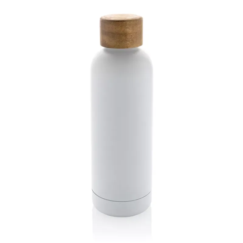 Bouteille iso en acier inoxydable recyclé certifiée RCS Wood