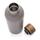Bouteille iso en acier inoxydable recyclé certifiée RCS Wood