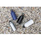 Aluminium reusable sport bottle with carabiner