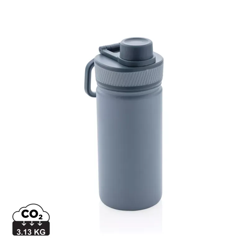 Botella de acero inoxidable al vacío con tapa deportiva 550m