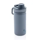 Botella de acero inoxidable al vacío con tapa deportiva 550m