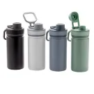 Botella de acero inoxidable al vacío con tapa deportiva 550m
