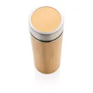 Leak proof bamboo vacuum bottle