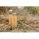 Bouteille isotherme en bambou à goulot large