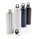 Botella de agua XL de aluminio con mosquetón
