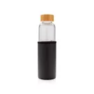 Bouteille en verre borosilicaté avec housse texturé