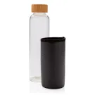 Borosilikat-Glasflasche mit struktriertem PU-Sleeve
