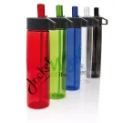 Tritan Trinkflasche mit Strohhalm