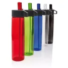 Bouteille en Tritan avec paille