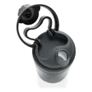 Botella antigoteo con auriculares inalámbricos