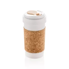 PLA 400ml can with cork sleeve