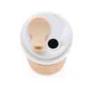 Lattina da 400 ml in PLA con impugnatura in sughero