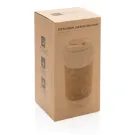 Lattina da 400 ml in PLA con impugnatura in sughero