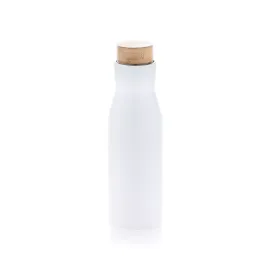 Bouteille isotherme et étanche avec couvercle en acier Clima
