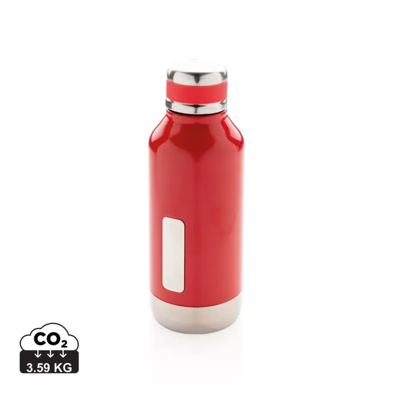 Bouteille étanche avec plaque