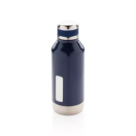 Bouteille étanche avec plaque