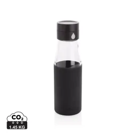 Bouteille en verre 600ml avec compteur d'hydradation Ukiyo
