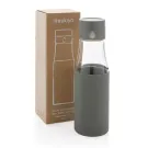 Ukiyo Trink-Tracking-Flasche aus Glas mit Hülle