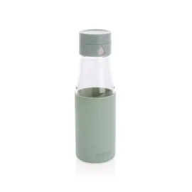 Ukiyo Trink-Tracking-Flasche aus Glas mit Hülle