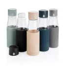 Ukiyo Trink-Tracking-Flasche aus Glas mit Hülle