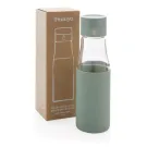 Ukiyo Trink-Tracking-Flasche aus Glas mit Hülle