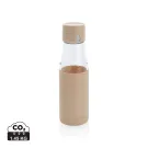 Ukiyo Trink-Tracking-Flasche aus Glas mit Hülle