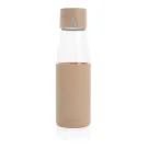 Ukiyo Trink-Tracking-Flasche aus Glas mit Hülle