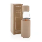 Ukiyo Trink-Tracking-Flasche aus Glas mit Hülle