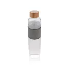Botella Impact de vidrio de borosilicato con bambú