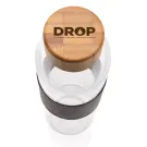 Botella Impact de vidrio de borosilicato con bambú