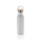 Moderna bottiglia in acciaio con tappo in bambù 700ml