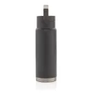 Leakproof vacuum on-the-go bottle with handle