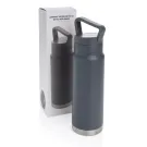 Leakproof vacuum on-the-go bottle with handle