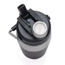 Botella al vacío de acero inoxidable con tapa doble función